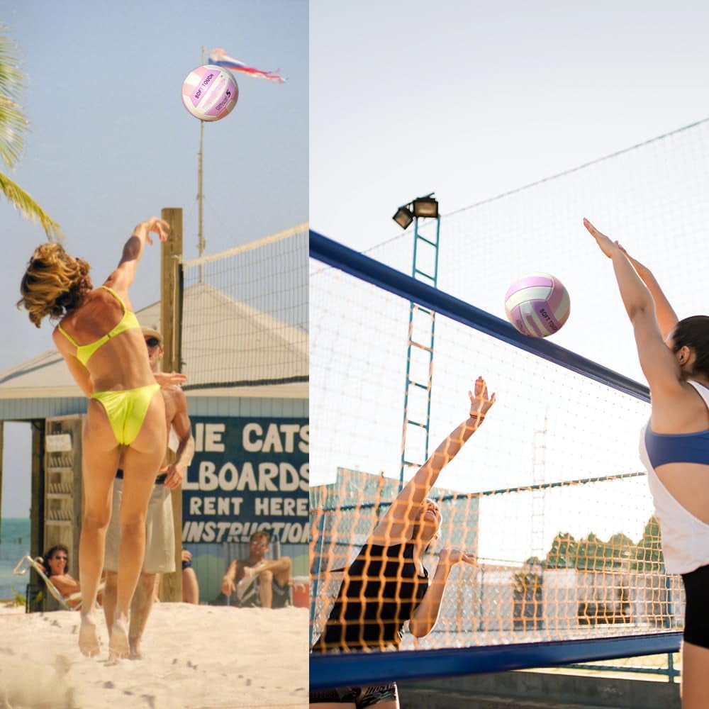 Volleyball Soft Touch Volleyballs Beach Volleyball Outdoor Indoor Volleyballs Beach Park Gym Games Training