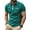 Turquoise_004, variant on Domuza Mens Zipper Polos Shirts Business Casual Outfits Short Sleeve Casual Workout Tops Lightweight Golf Shirt with Pocket Black 3XL