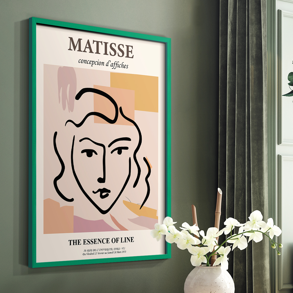 Matisse LXII Framed Print - Solid Wood