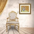 thumbnail image 3 of Moore, Regina 30x26 Gold Ornate Wood Framed with Double Matting Museum Art Print Titled - Flowerscape I, 3 of 4