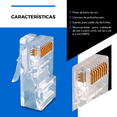 thumbnail image 3 of Plug Conector  Bloosom  Rj45 Para Cable Red Utp Cat 5e 100 Piezas Transparente, 3 of 5