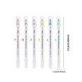 thumbnail image 2 of 6 Pcs/Ensemble Marqueur Surligneur Double Extrémité avec 6 Formes pour Bullet Journaling, 2 of 5