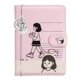 thumbnail image 1 of Magnetic Buckle Notebook, PU Leather Cover Notebook, A5 Size, Pink, for Women and Girls, 1 of 3