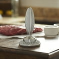 thumbnail image 5 of Household Essentials Meat Tenderizer, Reversible Dual Use with Textured and Smooth Surfaces, Chrome Plated and Dishwasher Safe, 5 of 8