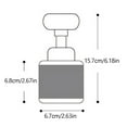 thumbnail image 4 of Advancent Botella de jabón de 250ML, lociones espumosas, botella recargable, bomba de flores, jabón para cabeza Suministros de limpieza para el hogar verde Tipo B, 4 of 6