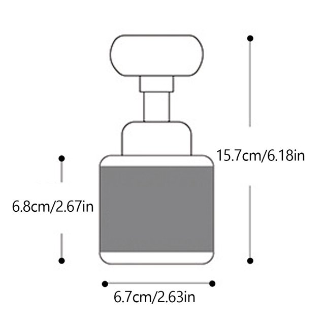 Bouteille de Mousse Fleur Tête 250ml Vide Voyage Distributeur de Mousse Distributeur Voyage Bouteille de Distribution Portable, Tête de Fleur Blanche, Rose Transparent