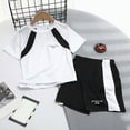 thumbnail image 2 of TOWED22 Infant Baby Boy Dinosaur Outfit Short Sleeve Tee and Shorts Casual Summer Clothes Set 6 12 18 Months White,9-10 Y, 2 of 4