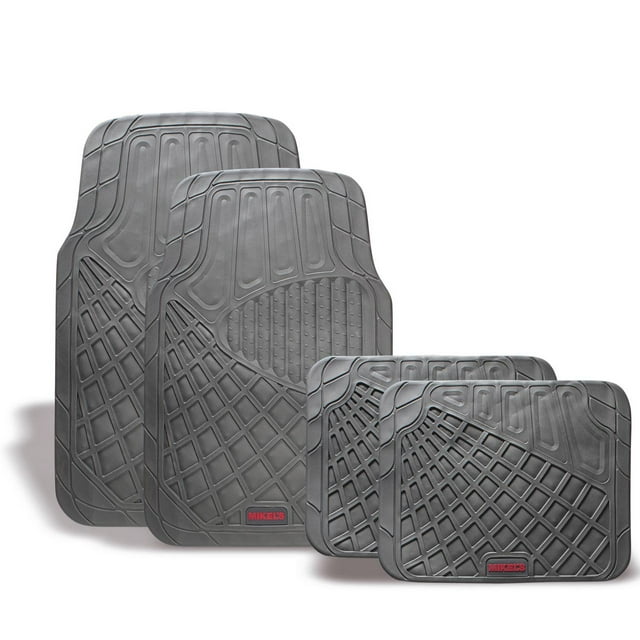 Tapetes para Auto de Hule, Gris de Lujo MIKELS .