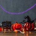 thumbnail image 4 of Halloween Decorations String Lights, 30 LED Waterproof Cute Eyeball LED Holiday Lights for Outdoor Decor, 8 Modes Steady/Flickering Lights (Purple) - Purple, 4 of 7