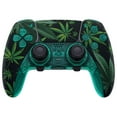 thumbnail image 5 of eXtremeRate Full Set Shell with Buttons Touchpad Cover Compatible with p s 5 Edge Controller, Green Weeds Replacement Decorative Trim Shell Front Back Plates Compatible with p-s-5 Edge Controller, 5 of 9