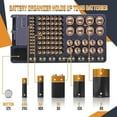 thumbnail image 2 of Battery storage with tester, battery holder with battery check for AAA AA CD 9V, 2 of 5