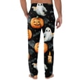 thumbnail image 7 of ASDFVBKG Mens Halloween Pyjama Jogger Pattern Loose Lounge Sleepwear Leisure Pajama Pant Black XL, 7 of 7