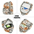 thumbnail image 5 of FORMRS Mini Backpack Purse for Women Quilted Travel Daypack Casual Shoulder Bag, Plaid Floral, 5 of 7