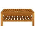 thumbnail image 4 of vidaXL 6 Piece Patio Lounge Set with Cream Cushion Solid Acacia Wood, 4 of 11