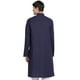 SKAVIJ Robe de Soirée en Coton Indien Kurta Casual Manches Longues pour Homme X-Large Blue – image 2 sur 6