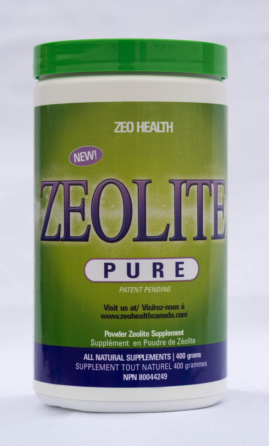 Zeolite Pure 400 grams Zeo Health All Natural Mineral