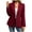 Wine, variant on ShiShine Women's Blazer Business Casual Lightweight Suit - Long Sleeve Slim Fit Work Office Jacket with Pockets