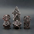 thumbnail image 3 of DDFE Hollow Metal Black RPG Dice for Dungeons and Dragons Dice, 3 of 7