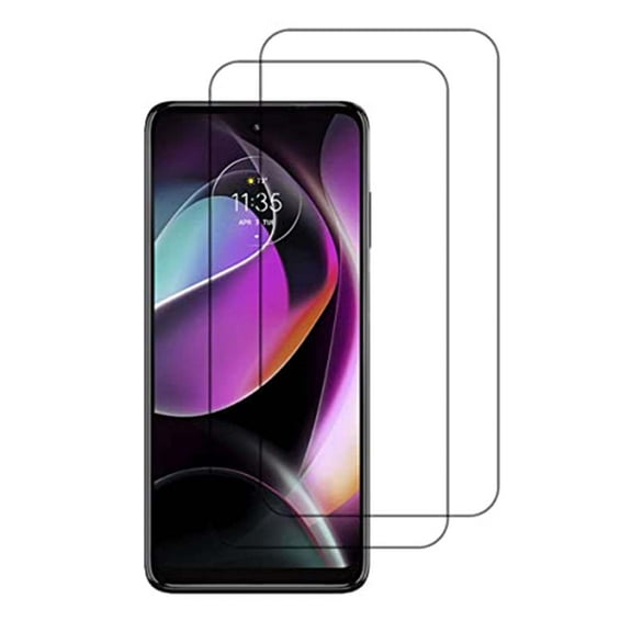 [2 Pack] Tempered Glass Screen Protector Frontier Protective Protector Clear Cover for Motorola Moto G 5G 2022