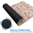 thumbnail image 6 of Long Mouse Pads for Desk,Pink Cow Checkered Pattern Desk Mats on Top Of Desks, Desk Mouse Pad Extra Large with 3mm Non-Slip Base and Stitched Edge for Gaming,Office,Work,Home 31.5"x11.8", 6 of 6