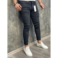 thumbnail image 3 of High Quality Stretch Elastic Skinny Jeans Men European American Classic Solid Washed Denim Pant Casual Pantalones Hombre Joggers, 3 of 5