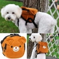 thumbnail image 5 of Mochila para mascotas, linda mochila para perros con correas ajustables para perros pequeños y gatos. Alforjas para perros para viajes al aire libre y senderismo, 5 of 5