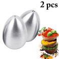 thumbnail image 1 of 2PCS Seasoning Bottle Practical Stainless Steel Spices Bottle Spice Jar, 1 of 10