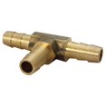 thumbnail image 1 of Conector en T Homeplus+ de latón de 5/16 pulgadas sin plomo, 1 of 3