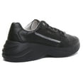 thumbnail image 3 of Guess Viterbo Men's Chunky Sole Lace Up Sneakers In Black Size 8, 3 of 6