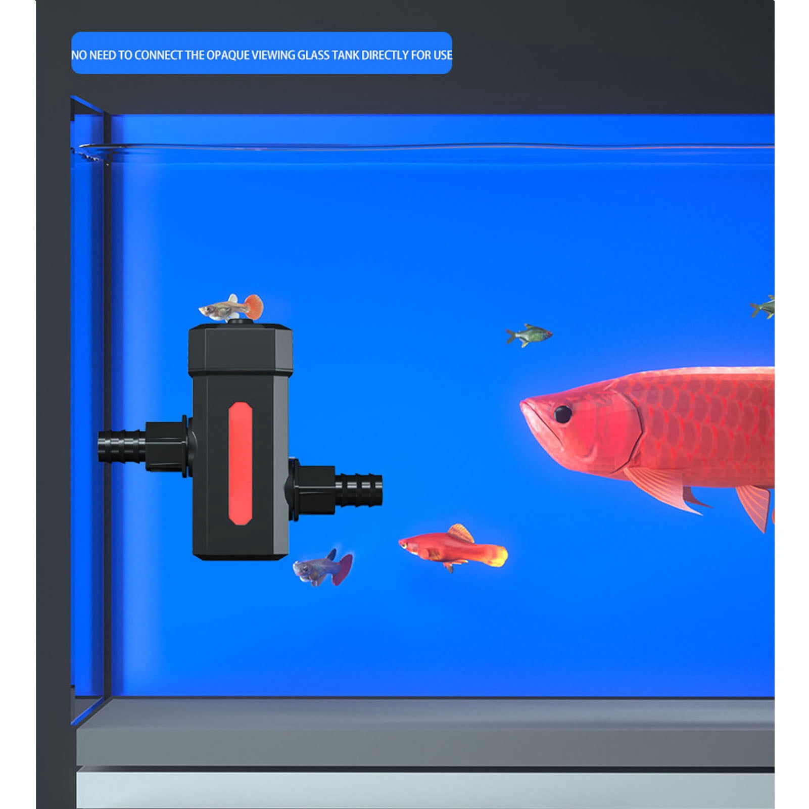 M Buder Aquarium Water Purification Lamp Algae Removal Reinforced Quartz Fish Tank Clean Light, Submersible UVC Filter Pump with Smart Timing Function for Pond and Aquariums, UK Plug 220V