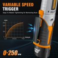 thumbnail image 4 of Juego de llaves de trinquete inalámbricas ALLOY POWER 12 V 60 Nm con accesorios, 4 of 8