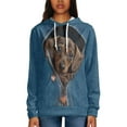 thumbnail image 2 of Garronmavis Pocket Dachshund Hooded Pullover Sweater Lightweight Hooded Shirts Plus Size Long Sleeve Fall Tops Loose Sweatshirts for Women Casual Gym Clothes, 2 of 6