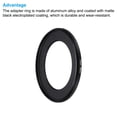 thumbnail image 4 of Uxcell 72mm-49mm Metal Step Down Ring with Cleaning Cloth, 2 Pack Camera Lens Filter Aluminum Adapter Ring, 4 of 6