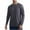 Gray, variant on Stamzod Running Tshirts Shirts for Men Fashion Solid Color Long Sleeve Athletic T-Shirts Casual Loose Gym Shirts Men Basic Tees Orange M