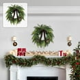 thumbnail image 5 of 3D 50Cm Artificial Eucalyptus Wreath With Berries Pine Cones Handmade Greenery For Front Door Indoor Outdoor Home Wall Window Festival Wedding Decor, 5 of 7