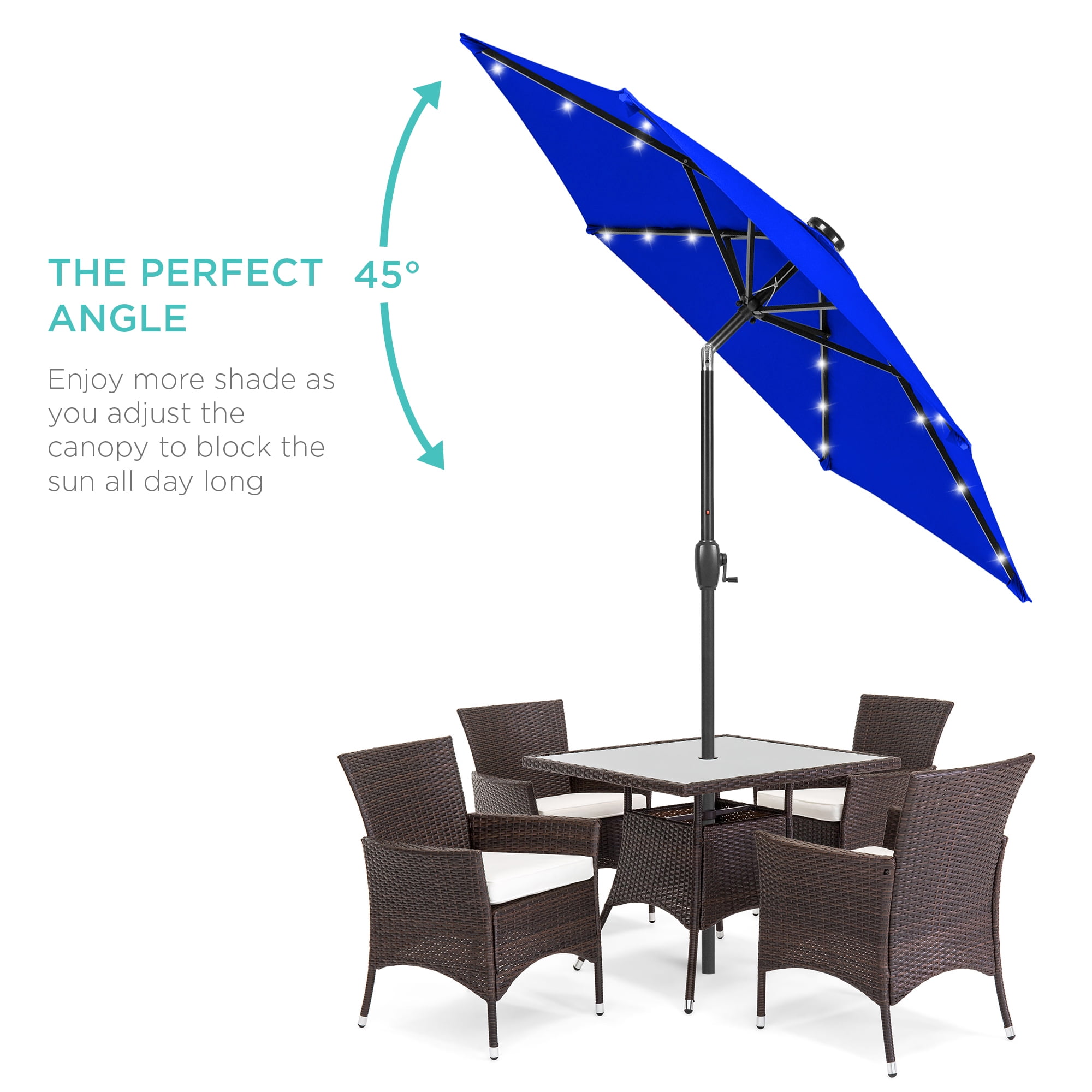 consumer reports patio umbrella Best Choice Products 10' Solar LED Offset Umbrella Outdoor Living Review