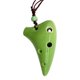 thumbnail image 1 of Ocarina 6 hoyos de cerámica Ocarina Alto C Instrumento musical de estilo submarino con puntaje musical Lanyard para amantes de la música y principiantes Irfora Ocarina, 1 of 7