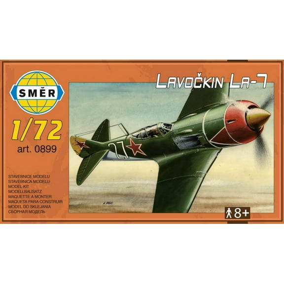 Lavochkin La 7, Russian WW2 fighter (1/72 model kit)