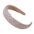 thumbnail image 2 of Gymayou Headbands for Women Trendy Non Slip Headbands Wide Cute Headband for Women Fall Head Bands Khaki, 2 of 2