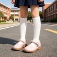 thumbnail image 2 of Miaoju Girls Dress Shoes-Mary Jane Shoes for Girls Low Heel Princess Hook and Loop Dress Shoes Party Wedding Flats for Little/Big Kids, 2 of 7
