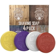 Viking Revolution - Shaving Soap for Men - 4 Variety Pack, 2.5oz