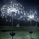 thumbnail image 2 of Juego de 2 luces solares de fuegos artificiales para jardín, impermeables, multicolores, para exteriores, con diseño de fuegos artificiales Lum., 2 of 5