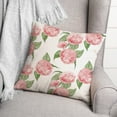 thumbnail image 3 of Creative Products Pink Hydrangea Pattern 18 x 18 Spun Poly Pillow, 3 of 3