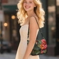 thumbnail image 3 of ZUXONGSY Hibiscus Flower Hummingbird Print Shoulder Handbag for Women Trendy Crossbody Travel Purse Fashion Satchel with Adjustable Wide Strap for Daily Use Shopping, 3 of 7