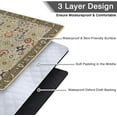 thumbnail image 6 of Picnic Blankets Waterproof Foldable Extra Large,80"x 80" Outdoor Beach Blanket Waterproof Sandproof,3-Layer Lightweight Handy Mat Tote Picnic Camping Rugs for Outside Your Rv(Vintage Floral), 6 of 6