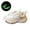 Beige, variant on Gyujnb All Season Boys Girls Sports Shoes Luminous Shoes Flat Thick Bottom Lightweight Non Mesh Upper Breathable and Comfortable,8-9 Years
