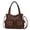 Cocoa Brown, variant on PU Leather Purses and Handbags for Women Multi-Pocket Crossbody Bag with Adjustable Straps