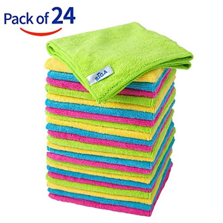 Microfiber Cleaning Cloths, Pack of 24 photo 5