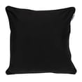thumbnail image 2 of Nassau Collection Moroccan Stencil Square Cotton Throw Pillow - 20" - Black and White, 2 of 4