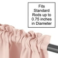 thumbnail image 2 of Harper Blush Pink Semi-Sheer Window Valance by Sweet Jojo Designs, 2 of 4